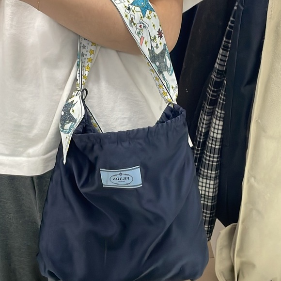 Prada silky dust bag converted should bag tote - Picture 1 of 3